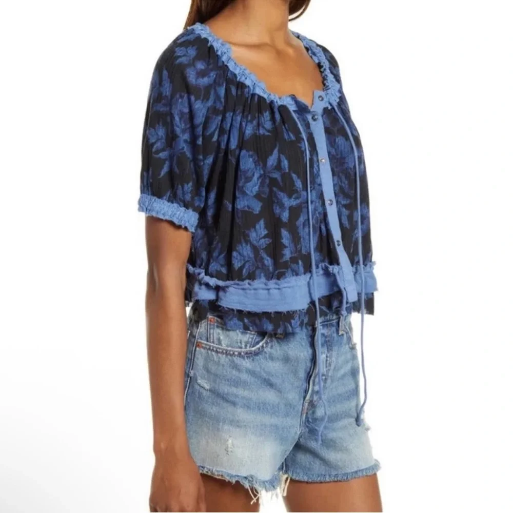 Free People Perfect Day Gathered Top